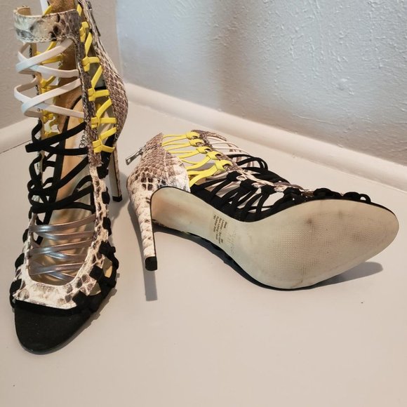 Steve Madden Color Block Heels - Picture 3 of 4